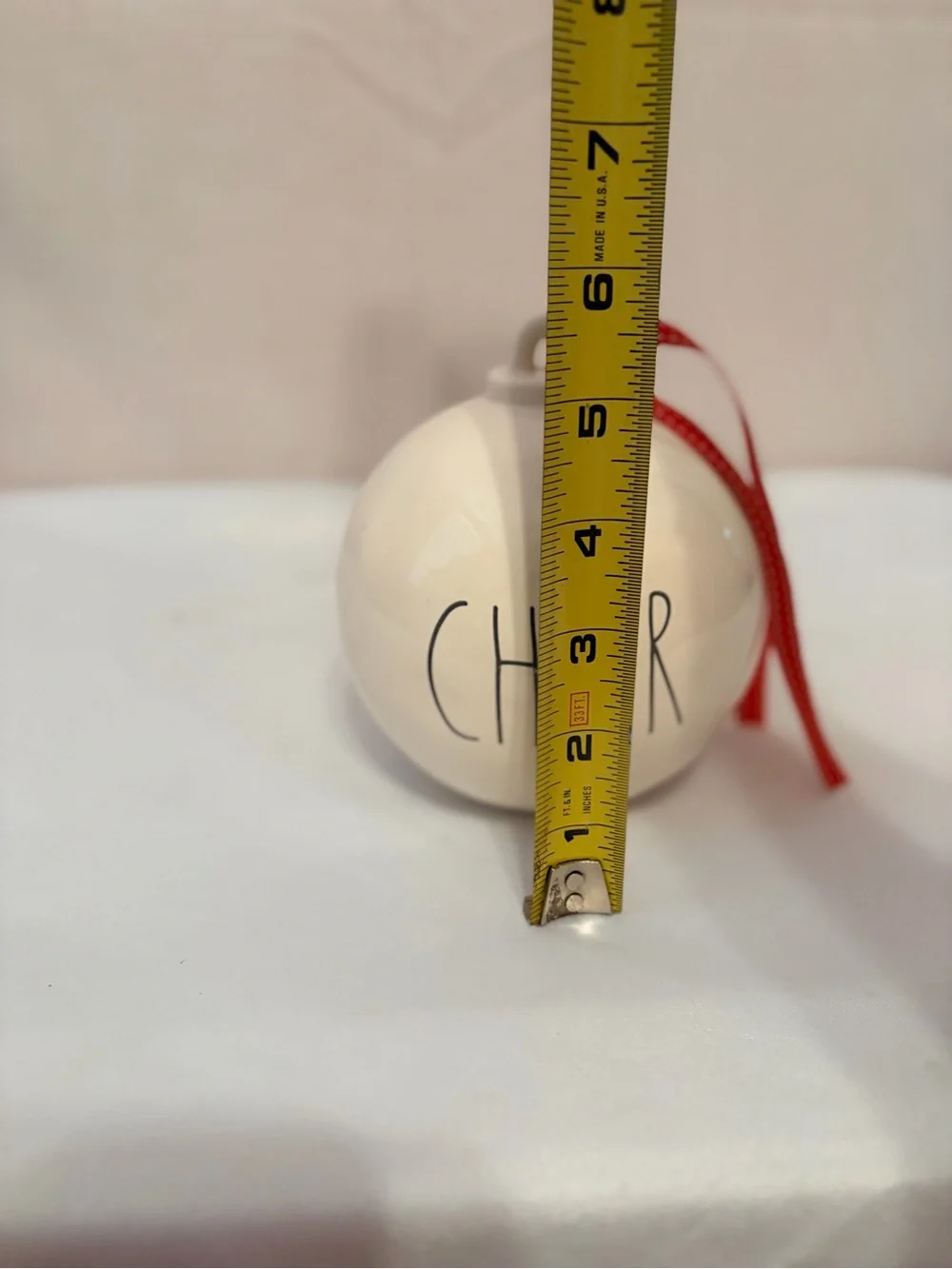 White ceramic Rae Dunn 